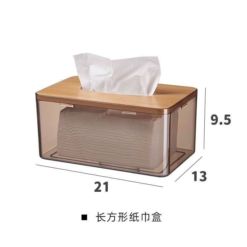 大信百貨》簡約木紋長型面紙盒 木製面紙盒 衛生紙盒 抽取式面紙盒 辦公室小物 文青生活用品 紙巾盒，木面紙盒-規格圖11