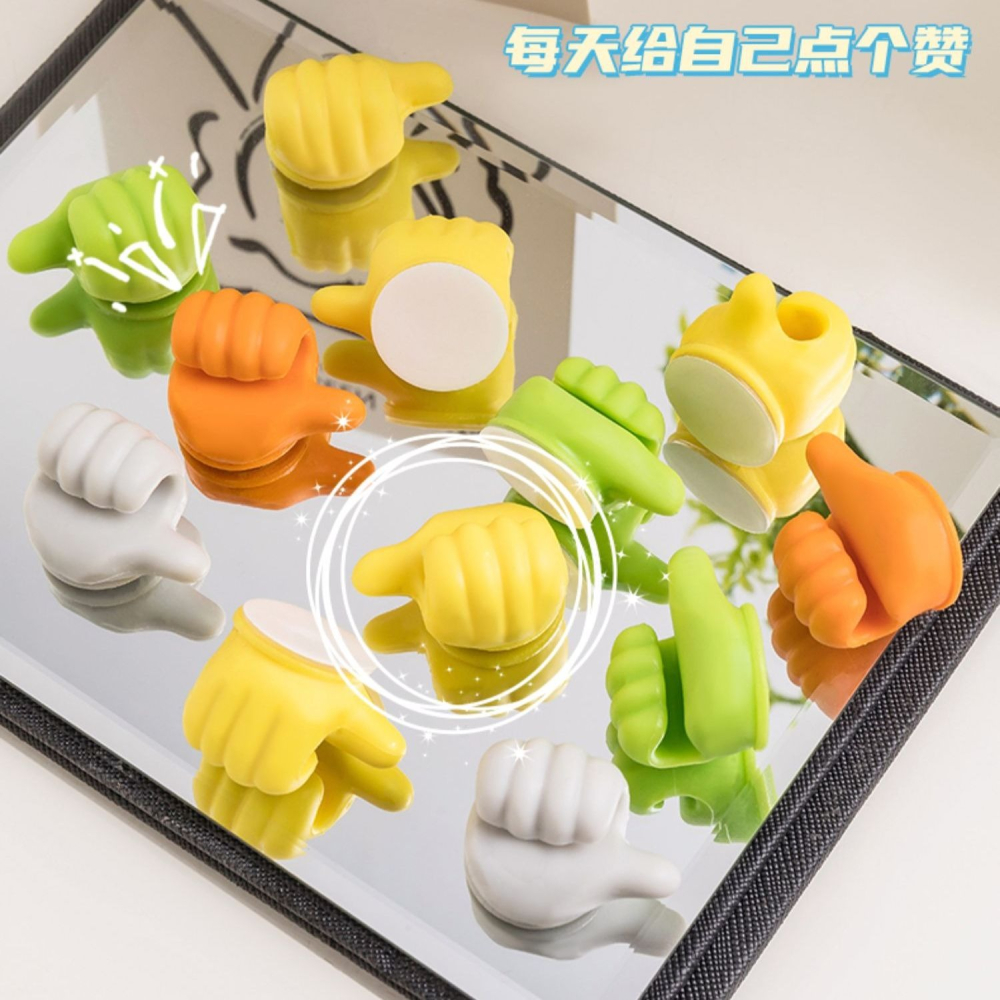 大信百貨》拇指集線器【小紅書推薦✨】可愛大拇指 療癒商品 掛勾 充電線收納 多功能無痕掛勾 電線收納 集線器 理線器-細節圖7