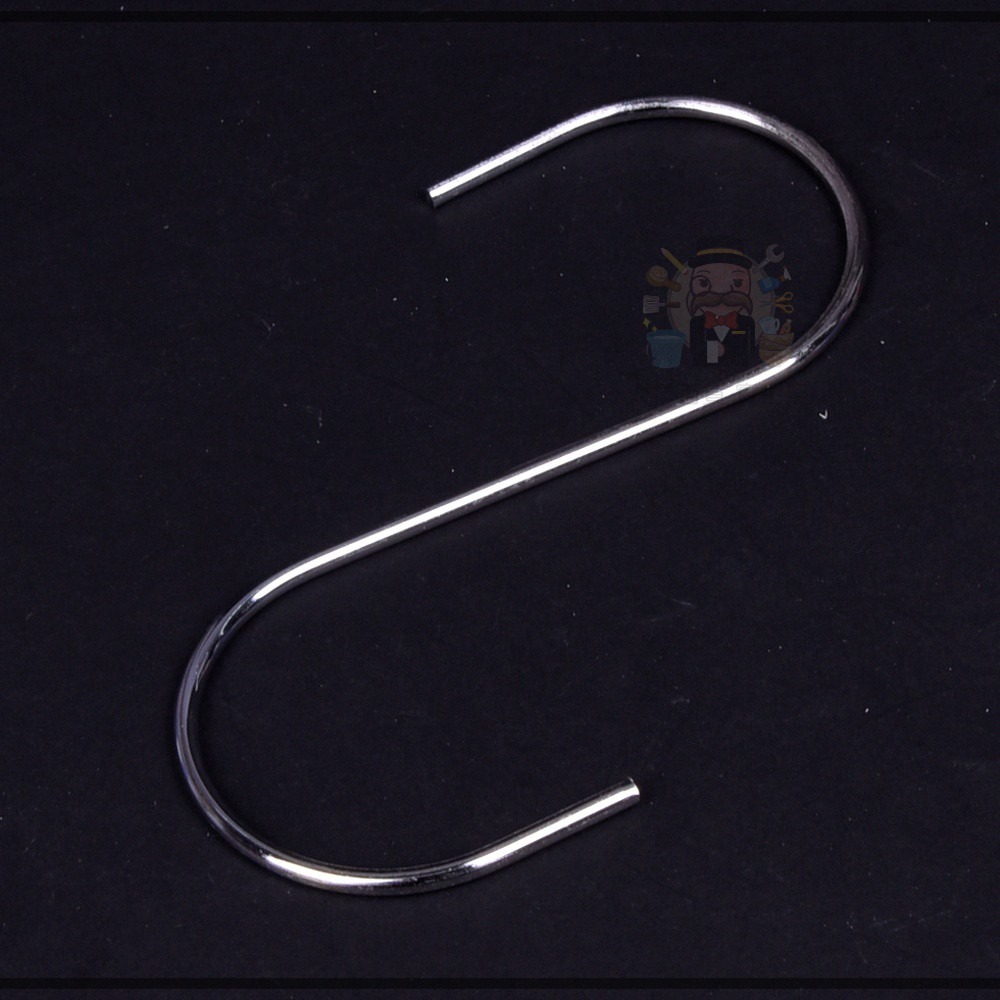 大信百貨》台灣現貨 最低價 大規格S型掛鉤 掛鉤不銹鋼S形金屬多用S掛勾 不鏽鋼廚房衛浴戶外掛勾 衣帽掛鉤-細節圖3