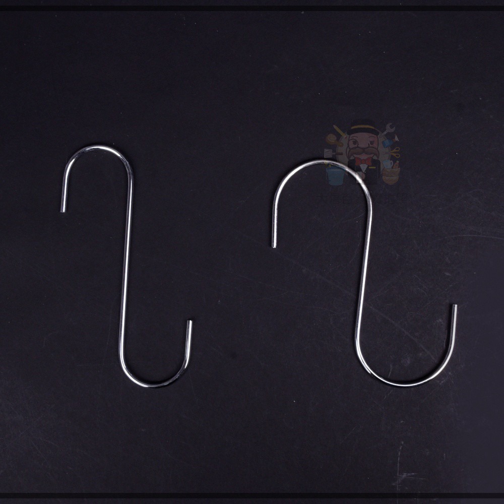 大信百貨》台灣現貨 最低價 大規格S型掛鉤 掛鉤不銹鋼S形金屬多用S掛勾 不鏽鋼廚房衛浴戶外掛勾 衣帽掛鉤-細節圖4