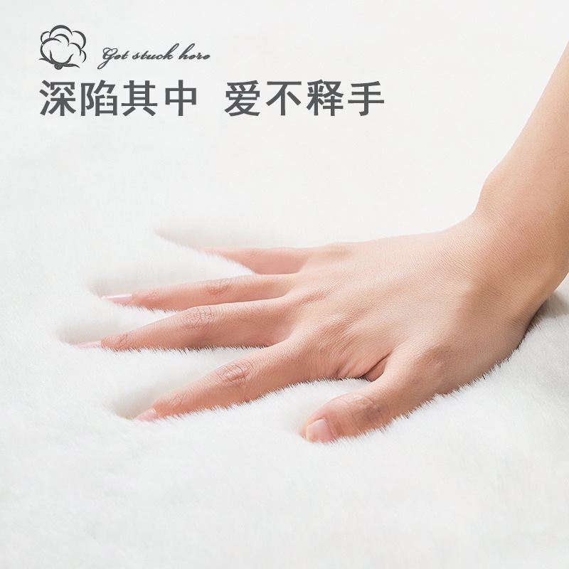 厚實柔軟💕仿兔毛地墊 衛生間門口地墊 進門防滑浴室腳墊 茸絨加厚吸水地墊 浴室吸水地墊 脚踏墊 加厚吸水地墊-細節圖2