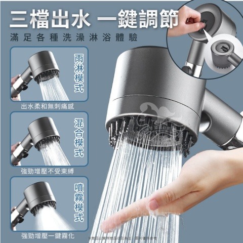 工業風 黑色加壓 蓮蓬頭 花灑 加壓 增壓蓮蓬頭 加壓蓮蓬頭 增壓蓮蓬頭 花灑 過濾蓮蓬頭 按摩蓮蓬頭-細節圖2