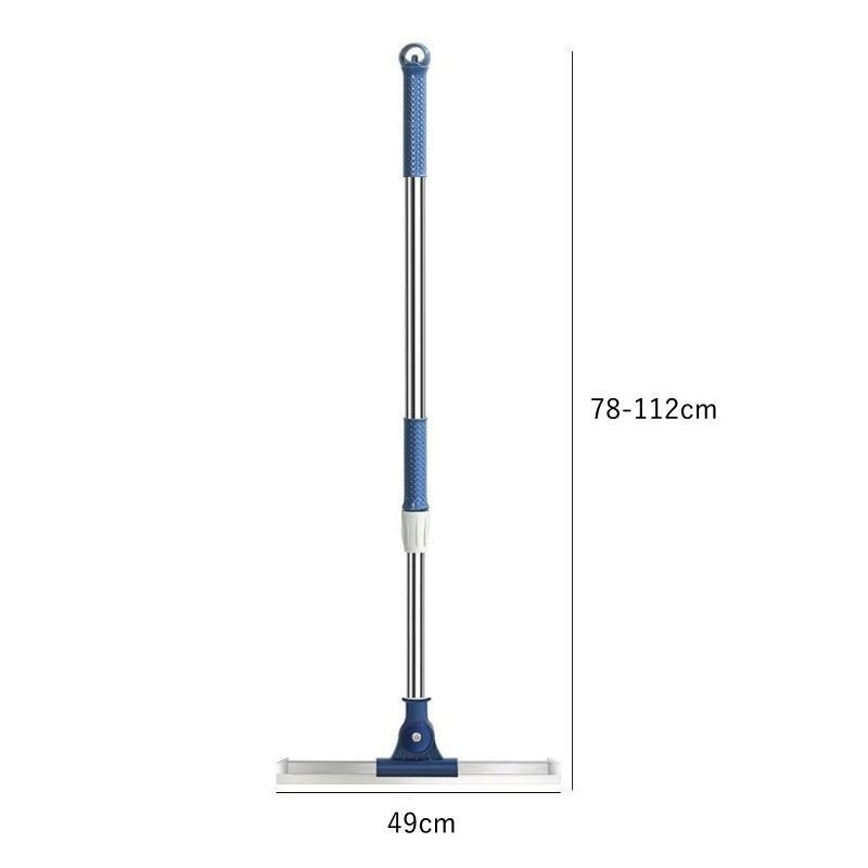 大信百貨》加長112cm 超取限購2支 伸縮刮水掃 掃把 硅膠可旋轉刮水器 浴室地板刮刀 刮水器 地刮 居家生活 刮水-細節圖2