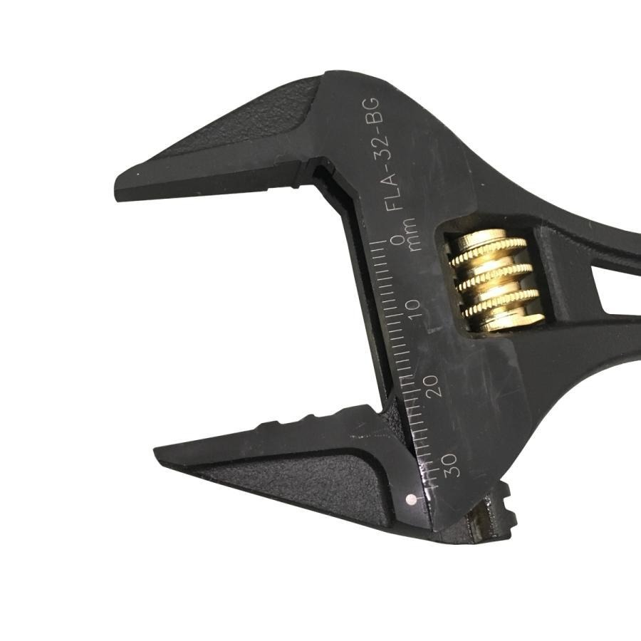 【助哥五金柑仔店】日本 富士箭 FUJIYA  FGP-32-BG 大開口活動板手32mm 快速六角螺絲咬合口 黒金系列-細節圖2