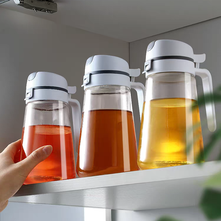 【現貨】油瓶 油壺 油罐 玻璃 調味罐 耐熱-細節圖5