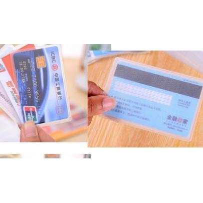 👉歹罔郎+當天出👈卡片套 身份證 健保卡 悠遊卡 保護套 套 證件套 PVC證件卡套 磨砂 透明-細節圖2
