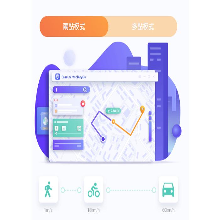 EaseUS MobiAnyGo蘋果手機修改GPS虛擬定位|更改iPhone iPad定位寶可夢外掛iOS修改GPS-細節圖2