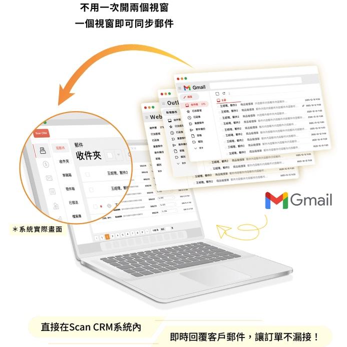 CRM系統+客戶管戶系統+整合Line@和Email-細節圖3