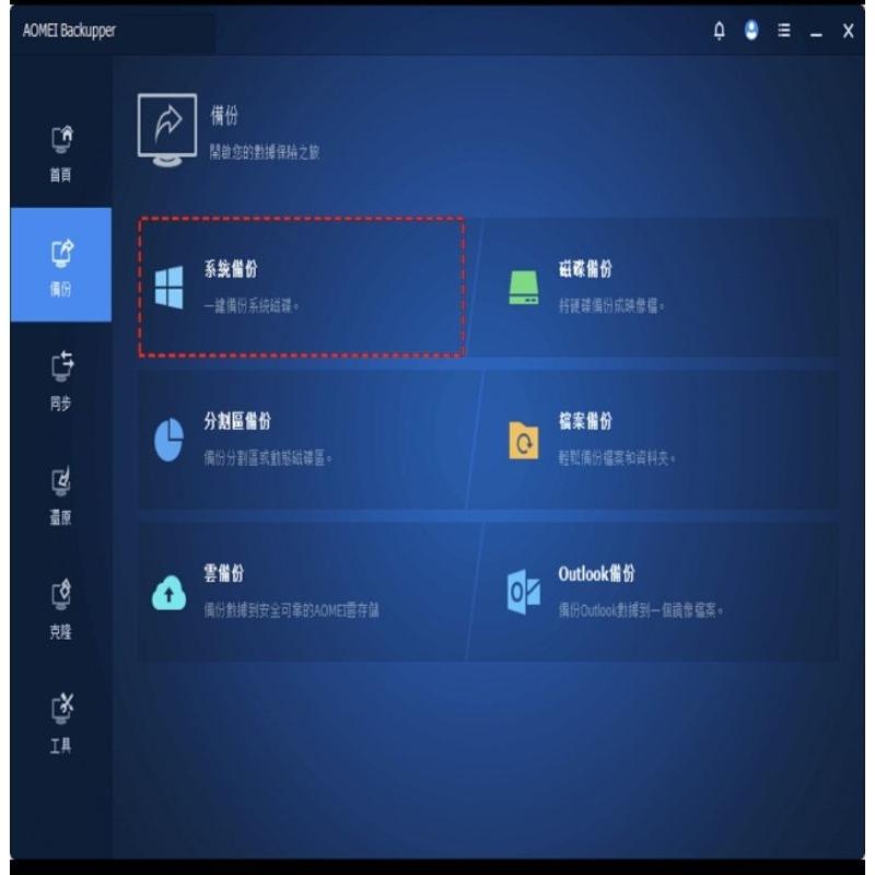 AOMEI Backupper Professional 專業版-細節圖4