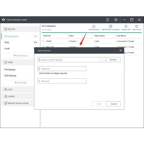 EaseUS Backup Center for Server-中央管理-細節圖2