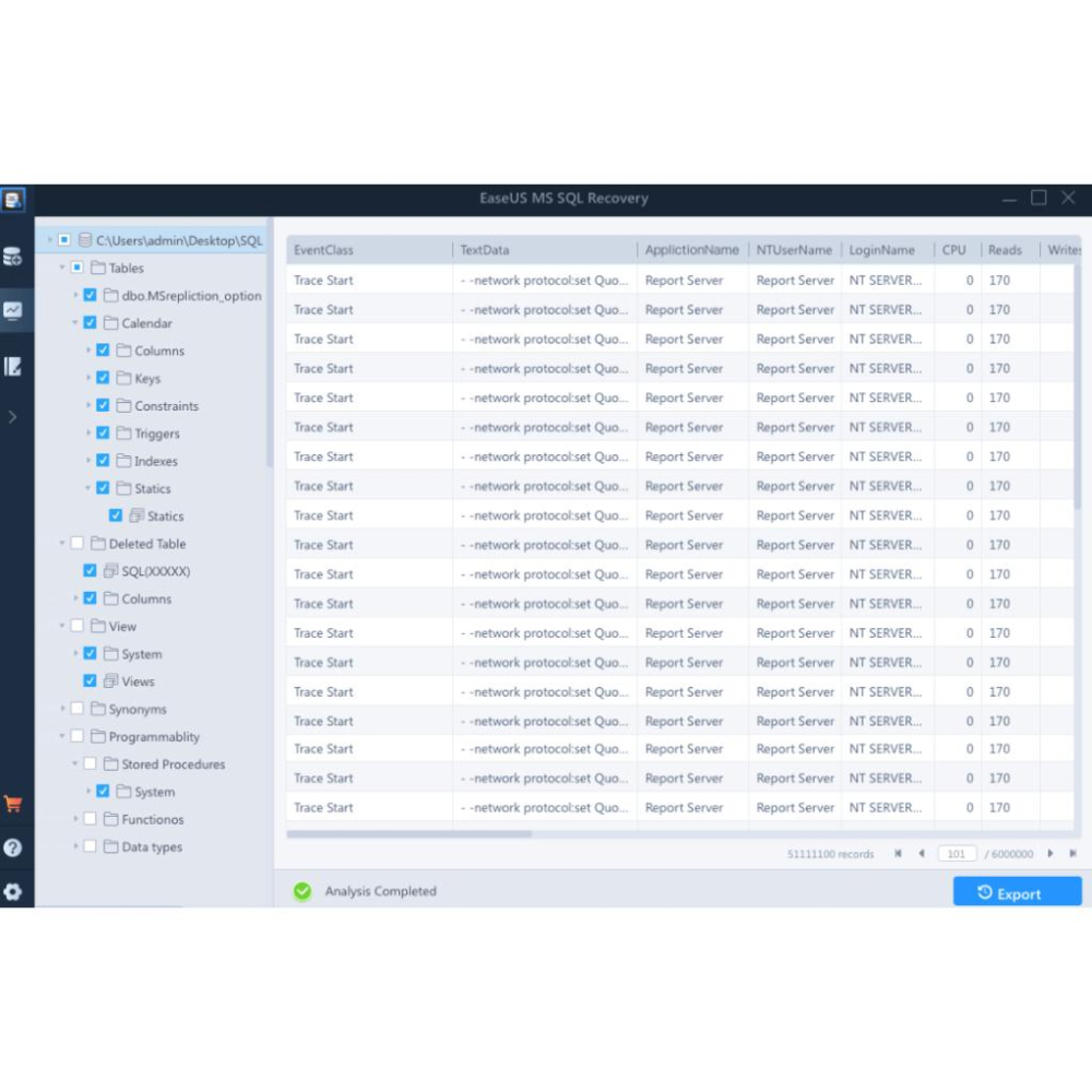 EaseUS MS SQL Recovery 資料庫救援軟體MS-SQL-細節圖3