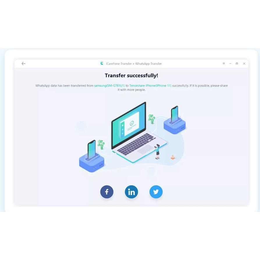 Tenorshare iCareFone Transfer 轉移WhatsApp 資料-細節圖2