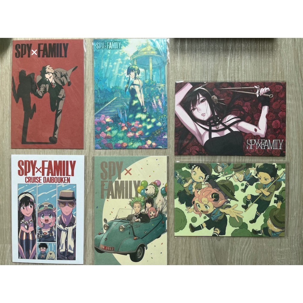 SPY FAMILY 間諜家家酒 明信片 資料夾 骨牌 扭蛋 吊飾 膠書籤 卡牌-細節圖2