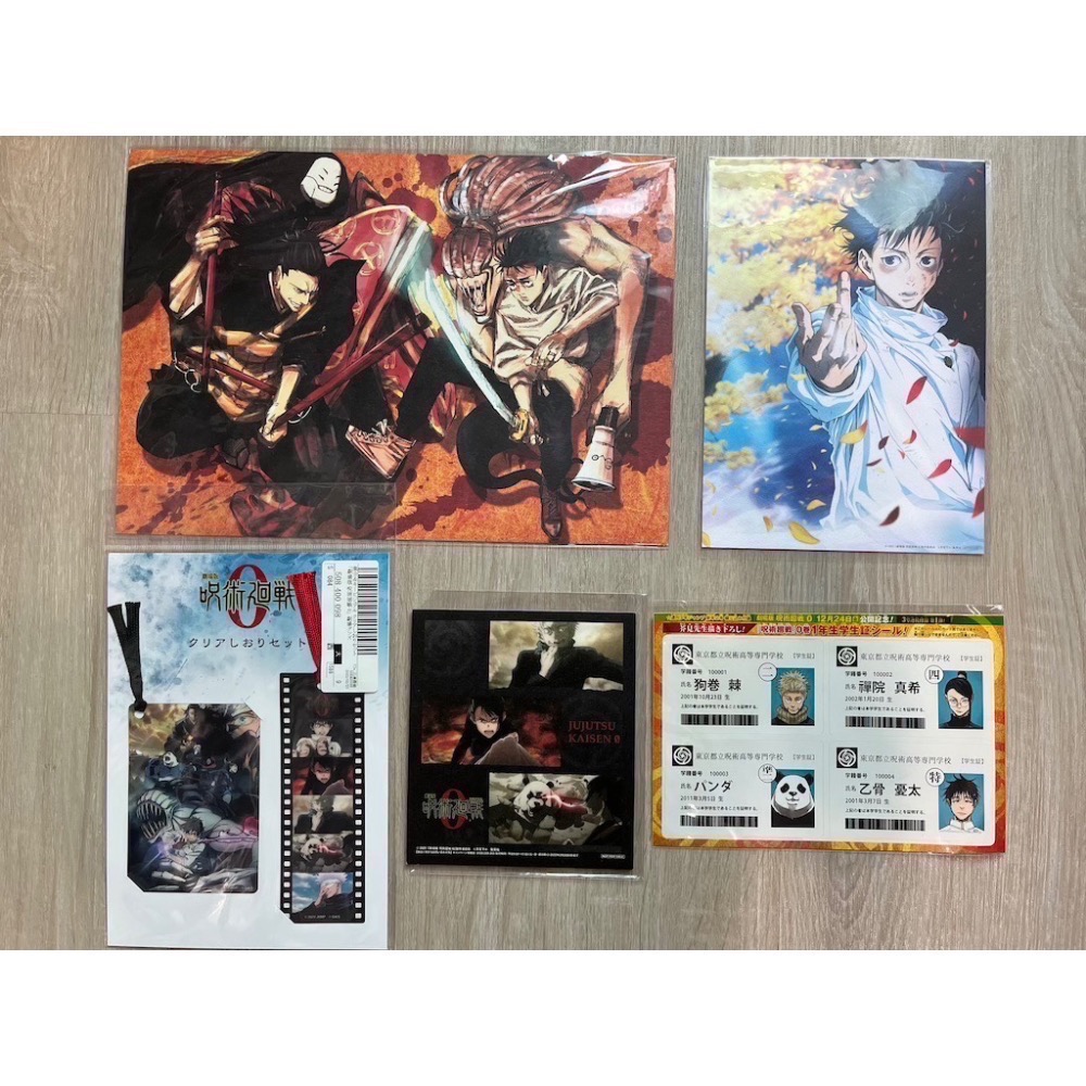 咒術迴戰 書籤 明信片 小卡 貼紙 原畫卡版 相片-細節圖5