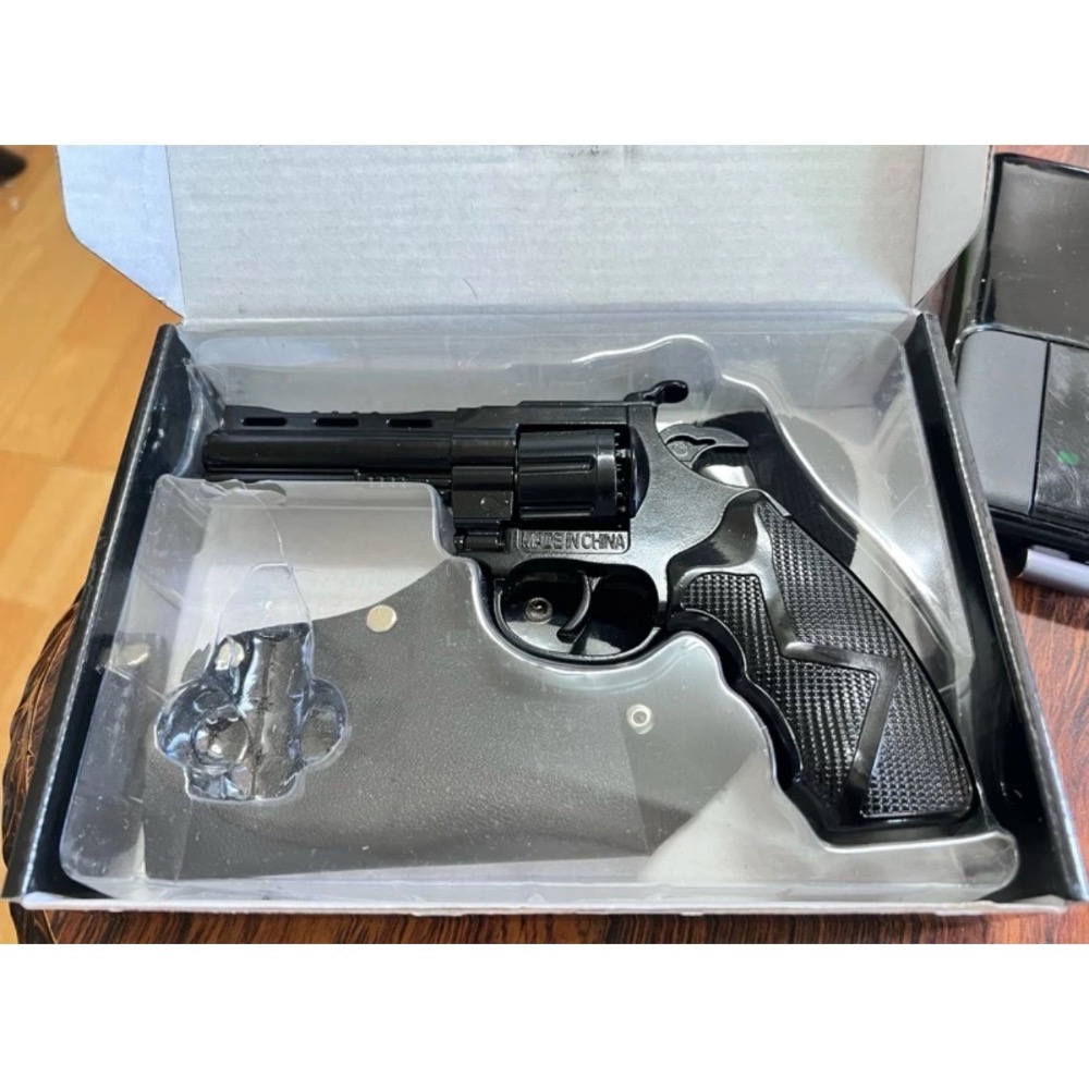 😍現貨 台灣出貨😍 兒時回憶 不可發射 1:2.05 左輪玩貝槍 有聲 效果 有耗材選擇喔-細節圖3