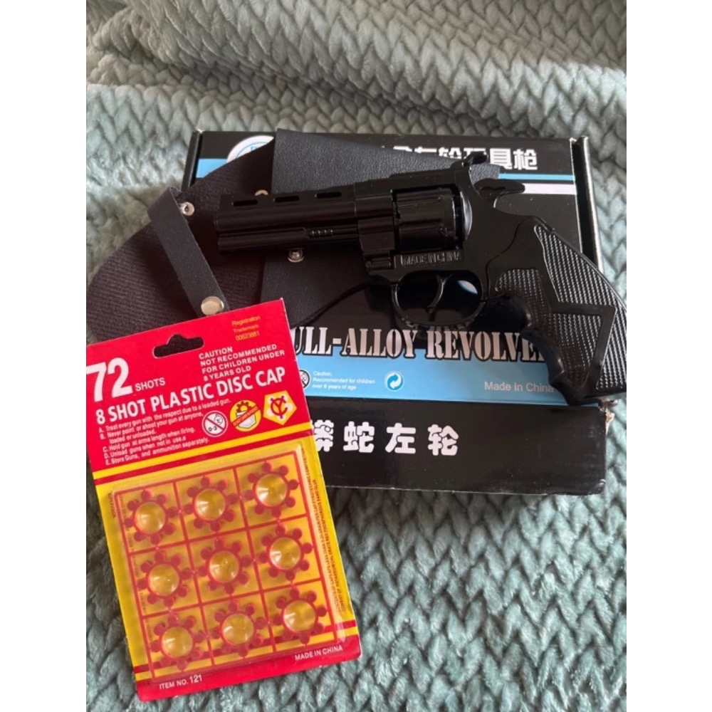 😍現貨 台灣出貨😍 兒時回憶 不可發射 1:2.05 左輪玩貝槍 有聲 效果 有耗材選擇喔-細節圖4