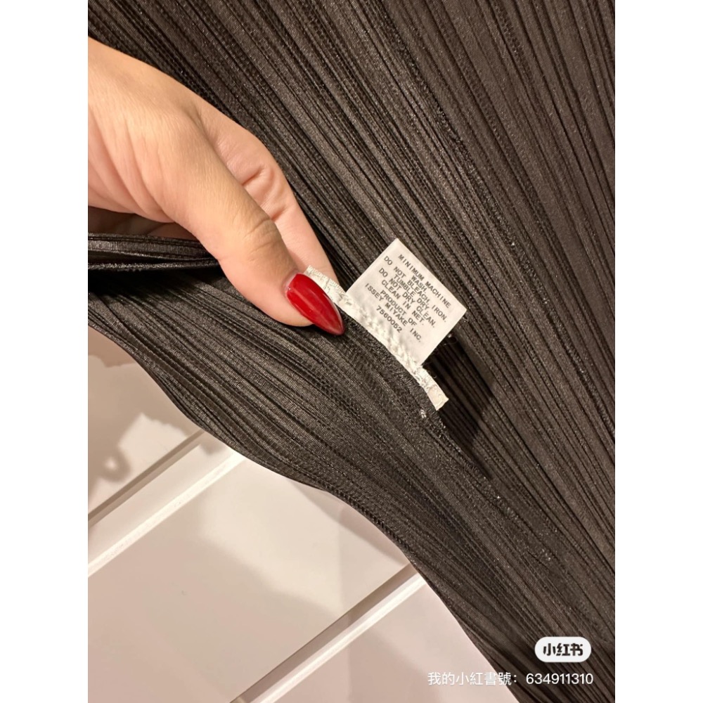 pleats please三宅一生深棕色背心連身裙PP58-JH002-細節圖3