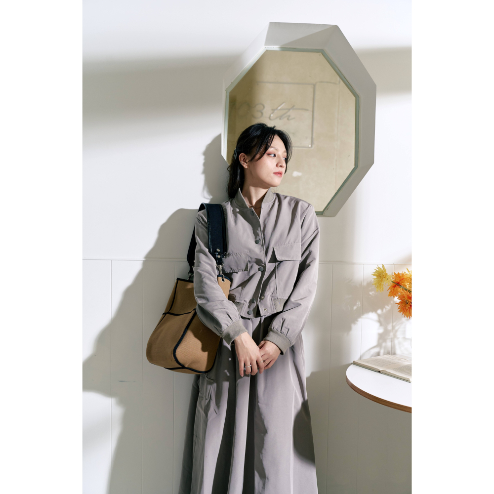 WDF.CO現貨│2024日式厚磅帆布單肩包│美拉德風│單肩背包│手提包│小眾設計│容量大│托特包│-細節圖4