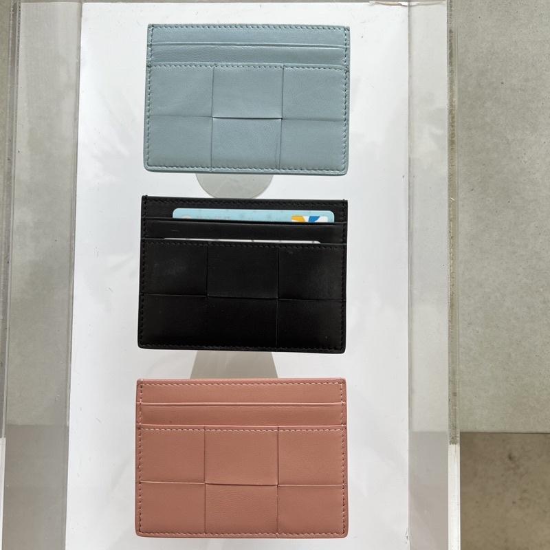 WDF.CO現貨｜2024韓國三色牛皮卡夾｜黑粉藍｜鈔票夾｜零錢包｜多口袋卡槽｜卡片包｜易攜帶｜隨身卡包｜信用卡夾-細節圖2