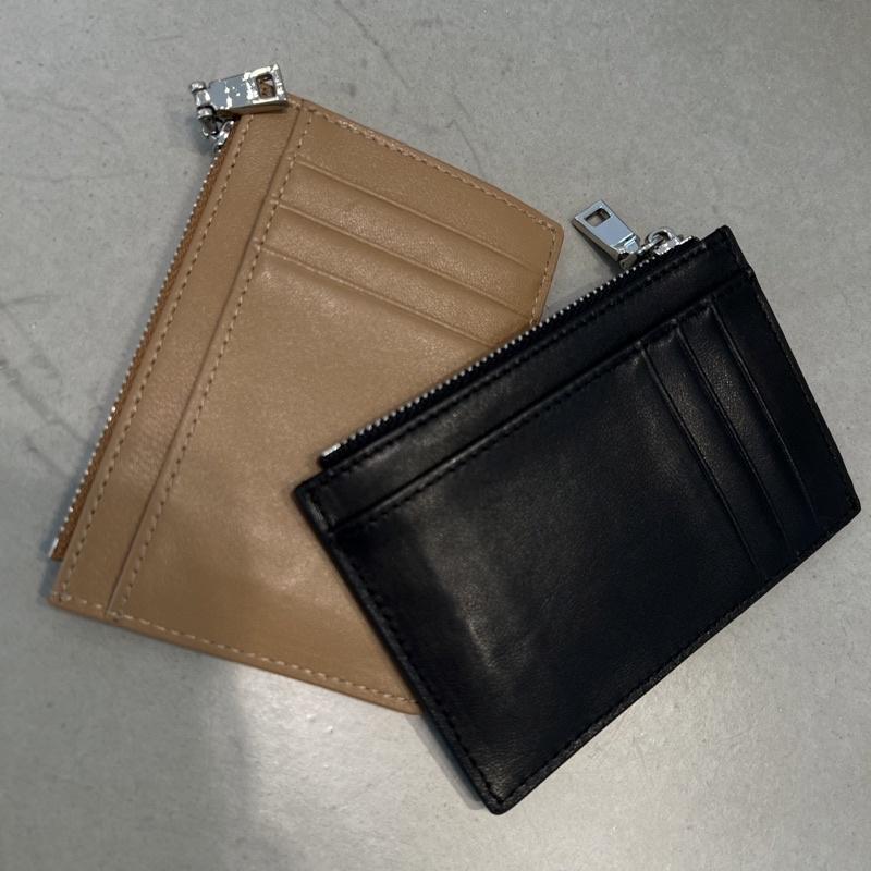WDF.CO現貨｜2024韓國2色牛皮拉鍊卡夾｜黑棕｜鈔票夾｜零錢包｜多口袋卡槽｜卡片包｜易攜帶｜隨身卡包｜信用卡夾-細節圖6