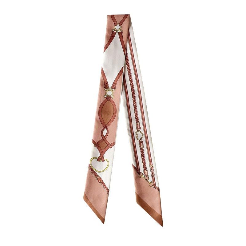 WDF.CO現貨｜2025最新16色小絲巾│5cm*88cm長條絲巾｜綁包包絲巾│領巾配飾│纏包巾｜裝飾造型-細節圖3