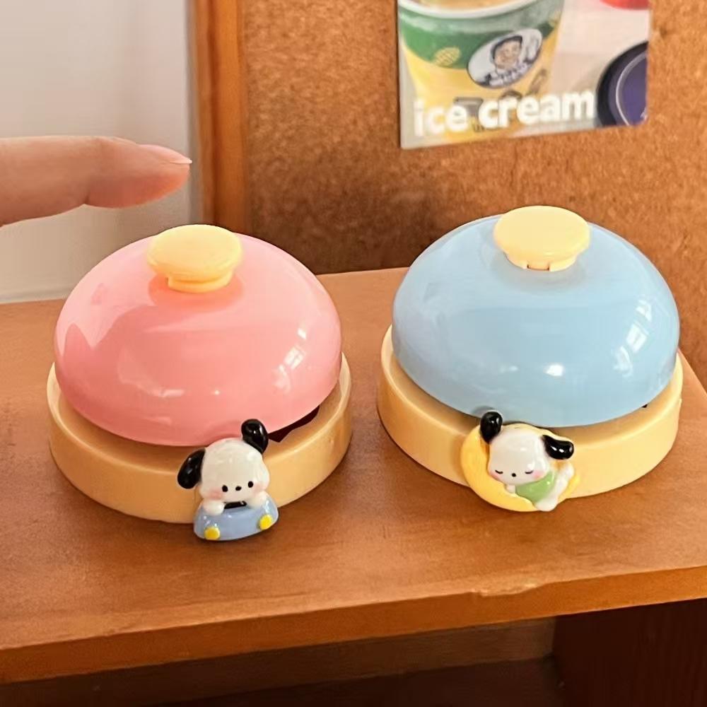 WDF.CO現貨│手按鈴噹 │黃粉藍3色 │叮叮叮~搶答按鈴｜叫餐鈴｜紅黃配色｜鈴鐺｜寵物按鈴｜腳踏車鈴噹-細節圖2