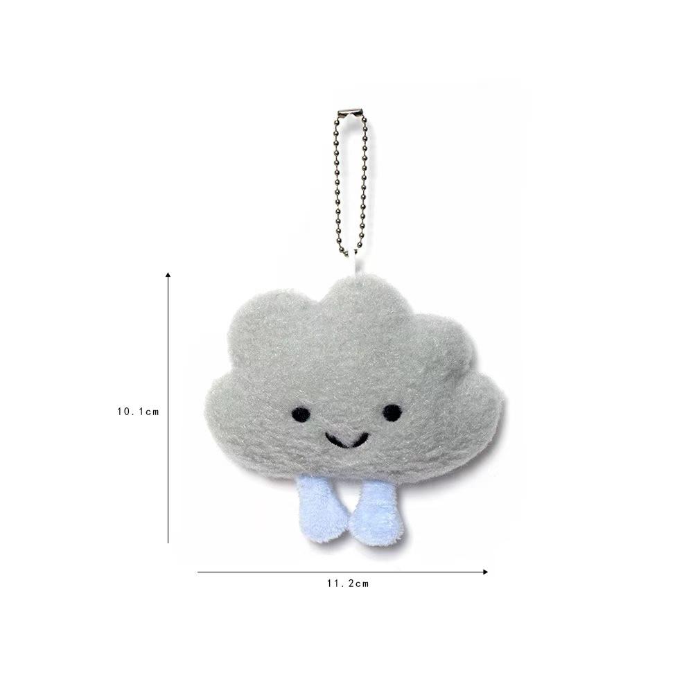 WDF.CO現貨｜2025韓國新款│可愛雲朵掛件10*11CM│5色軟糯微笑雲朵吊飾│包包吊飾｜鑰匙圈配飾｜可愛小物｜-細節圖9
