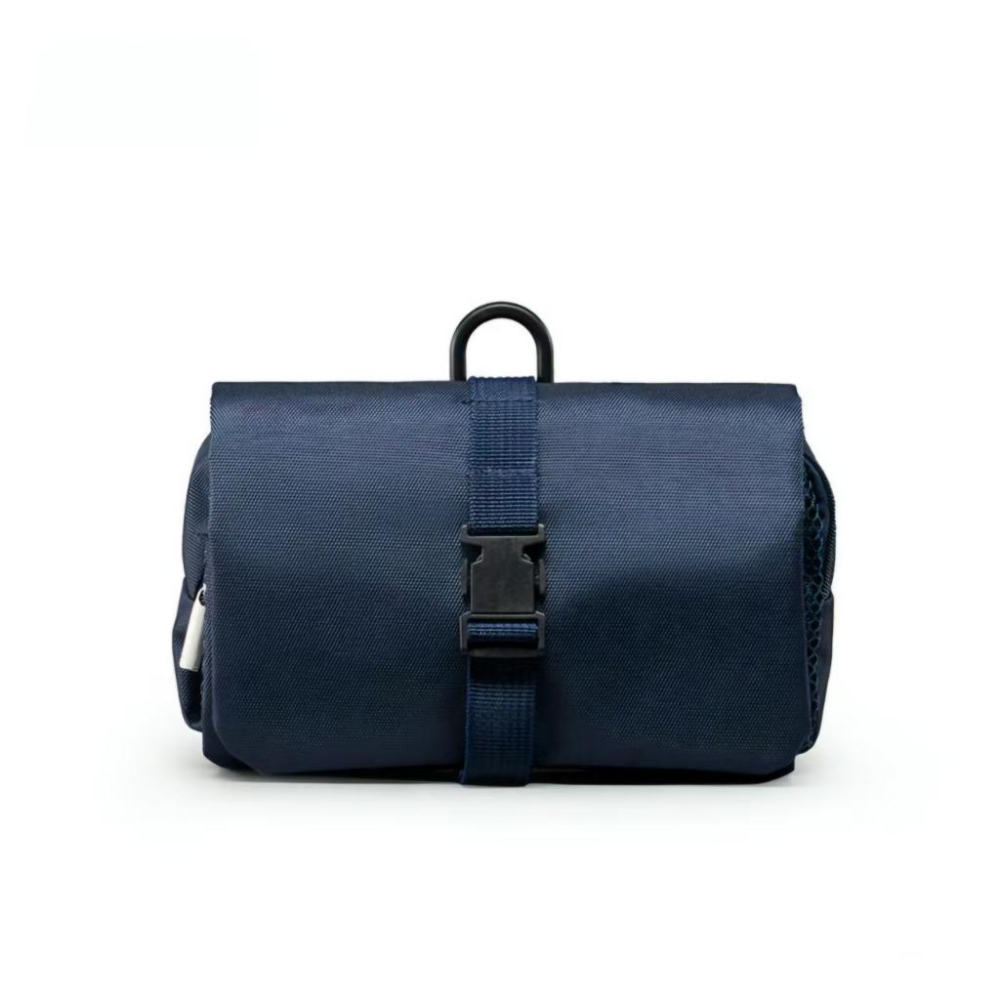 WDF.CO現貨│2024新款日式洗漱收納包│黑銀2色旅行收納包 │化妝品包 │有卡扣掛勾 ｜大容量｜露營用｜外出包-細節圖9