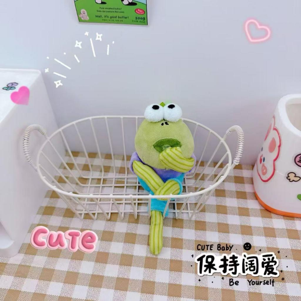 WDF.CO現貨｜2025最新海底居民魚吊飾│癱癱魚│躺平魚│酷酷魚│打工魚│背包掛件│鑰匙圈扣│包包吊飾│ins小物-細節圖2