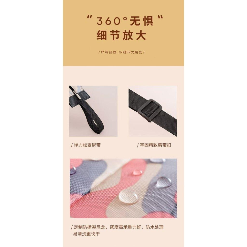 WDF.CO現貨｜2025新款日式環保收納袋│ 多功能旅行包｜易攜帶｜可愛小物｜可折疊購物袋｜大容量｜單肩包｜隨身-細節圖6