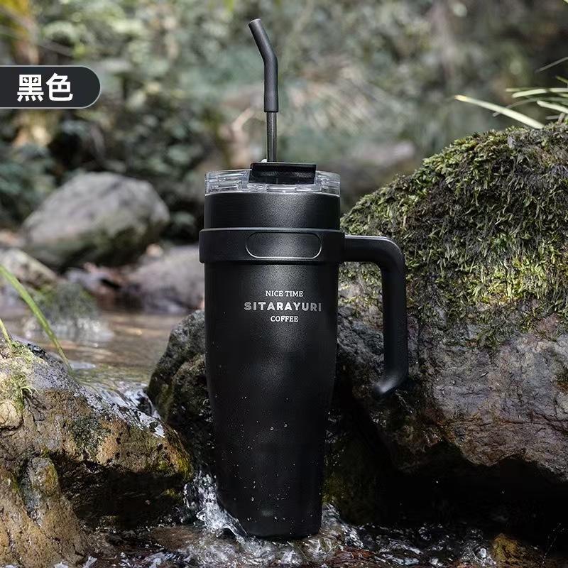 WDF.CO現貨｜2025新款｜4色900ML手提冰霸杯｜1182ML手把冰霸杯｜吸管杯｜保冰杯｜環保杯｜隨身杯-細節圖7