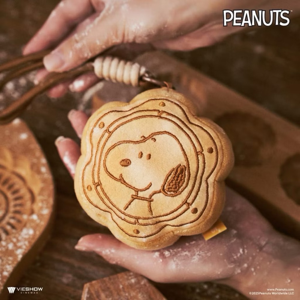 史努比絨毛月餅掛件 威秀史努比-規格圖4