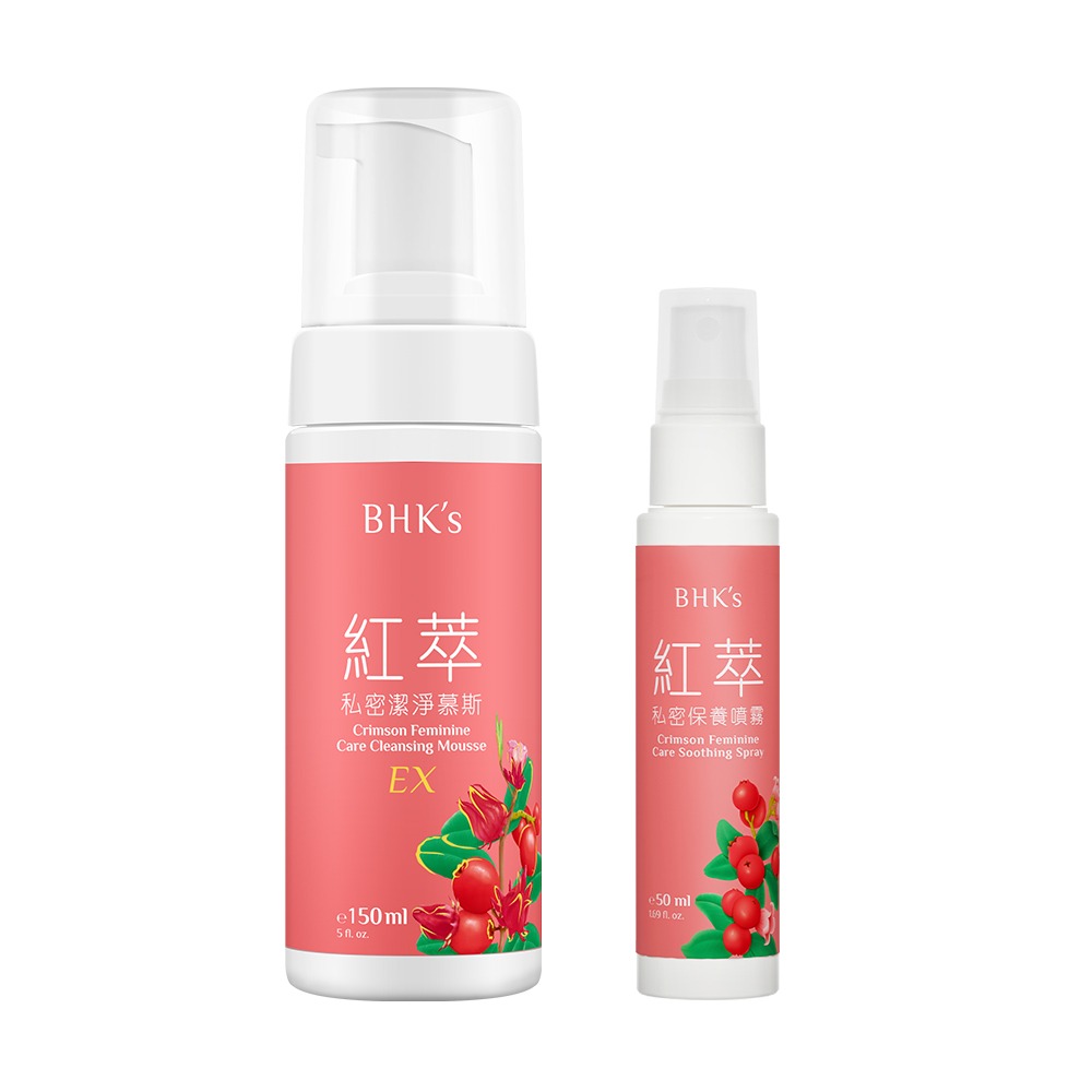 BHK＇s 私密護理組 私密慕斯EX(150ml/瓶)+私密保養噴霧(50ml/瓶)-細節圖2