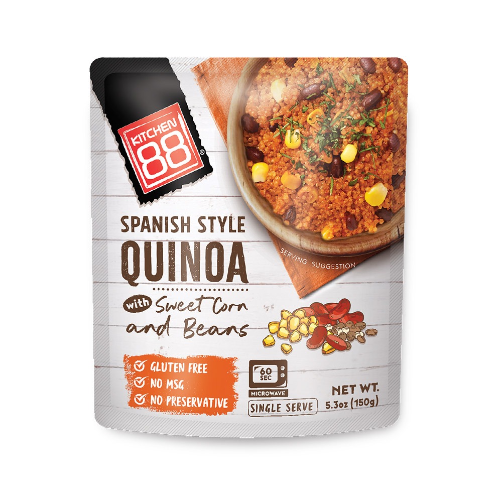 【廣紘】Kitchen88 即食藜麥系列150g－雞肉風味／綠咖哩風味／西班牙風味-規格圖1