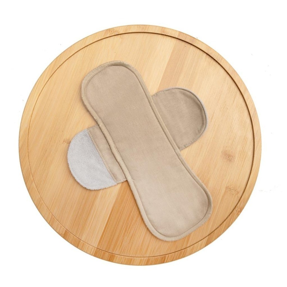 【和諧生活】Ｗego無釦愛布棉 安心日用組(單片／4入)－米白／卡其 　#衛生棉 #有機棉 #台灣製造-細節圖6