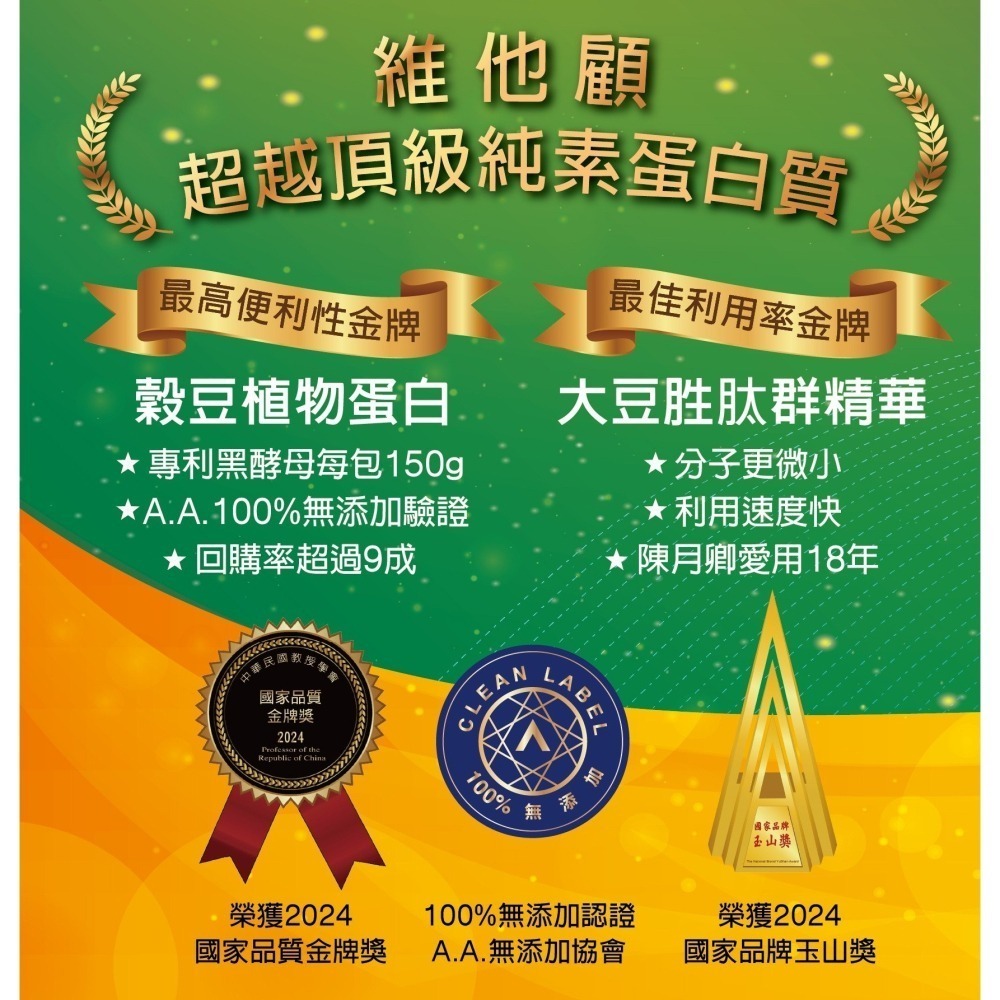 ⭐️2罐優惠⭐️【顧他為】VitaCodes 大豆胜肽群精華(450g) #植物蛋白質補充首選-細節圖3