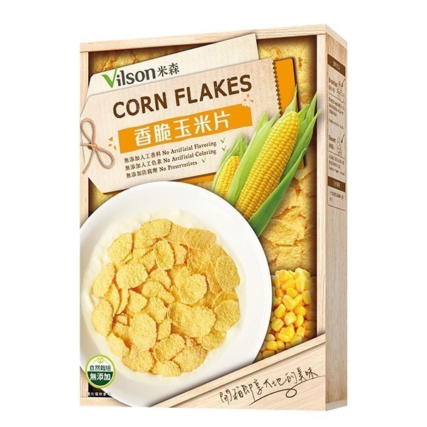 【米森vilson】香酥可可脆片250g／香酥草莓穀脆片150g／香脆玉米片180g-規格圖7