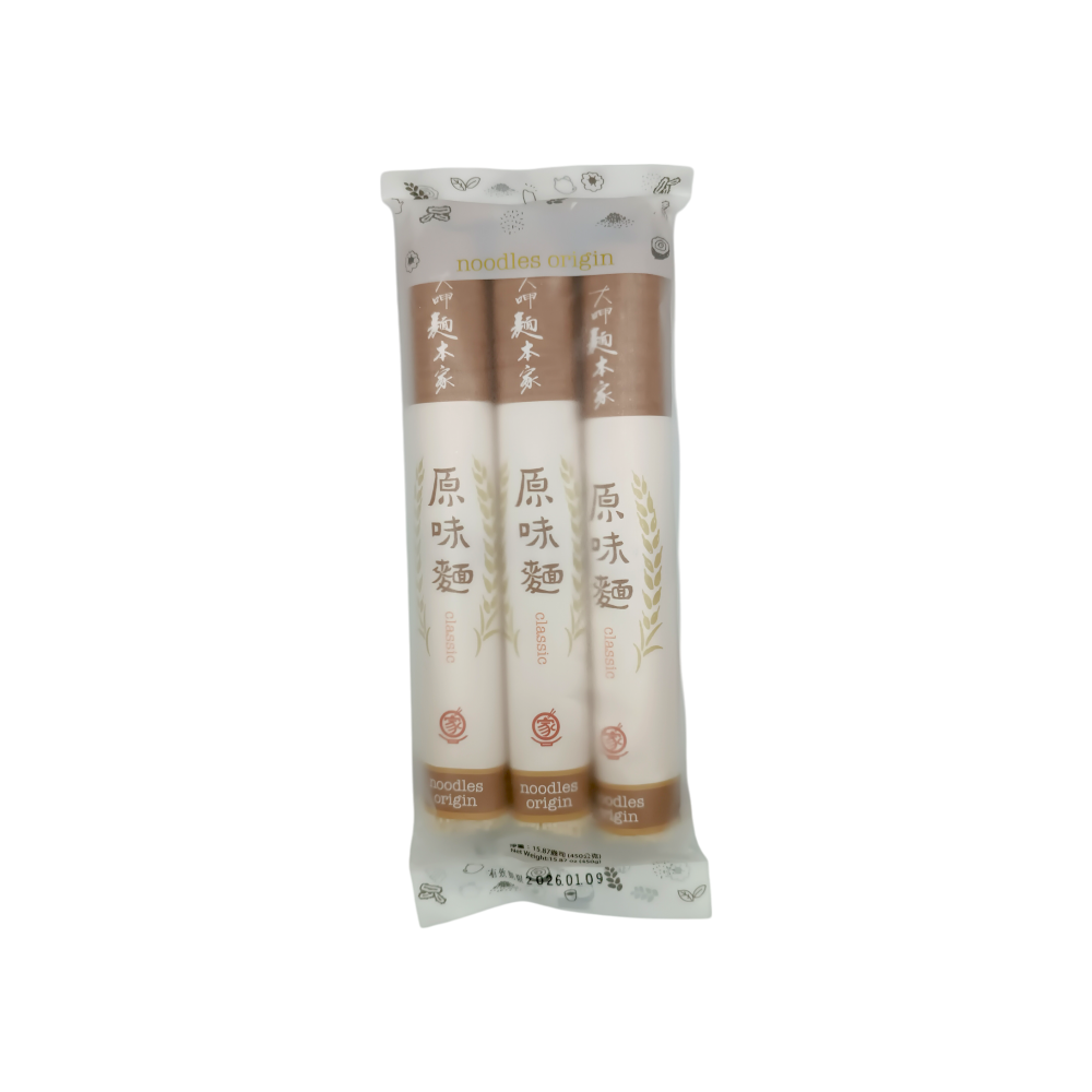【大呷麵本家】原味麵條450g／原味麵線450g／糙米麵300g-規格圖1