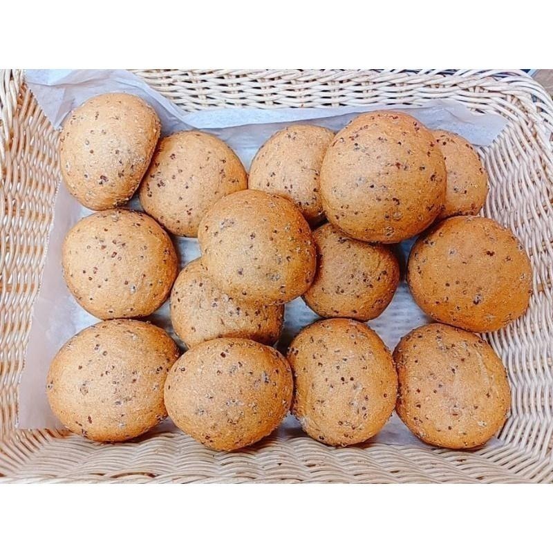 ⭐️促銷⭐️【野菜村】100%全麥餐包(5顆/包)－紅藜麥/綜合堅果/蔓越莓/可可-細節圖4
