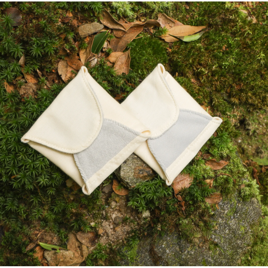 【和諧生活】無釦愛布棉 天天護墊組(3入組)－原棉米白 #護墊 #本布100％有機棉 #台灣製造-細節圖2