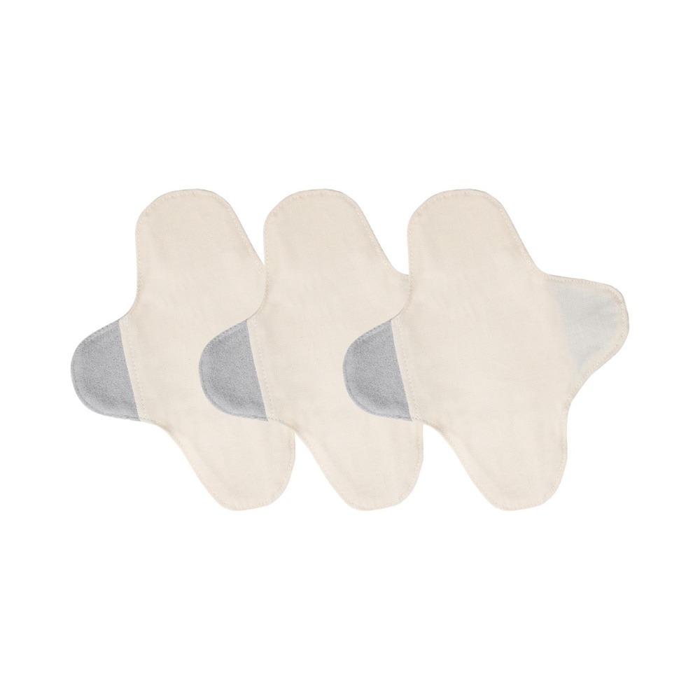 【和諧生活】無釦愛布棉 天天護墊組(3入組)－原棉米白 #護墊 #本布100％有機棉 #台灣製造-規格圖4