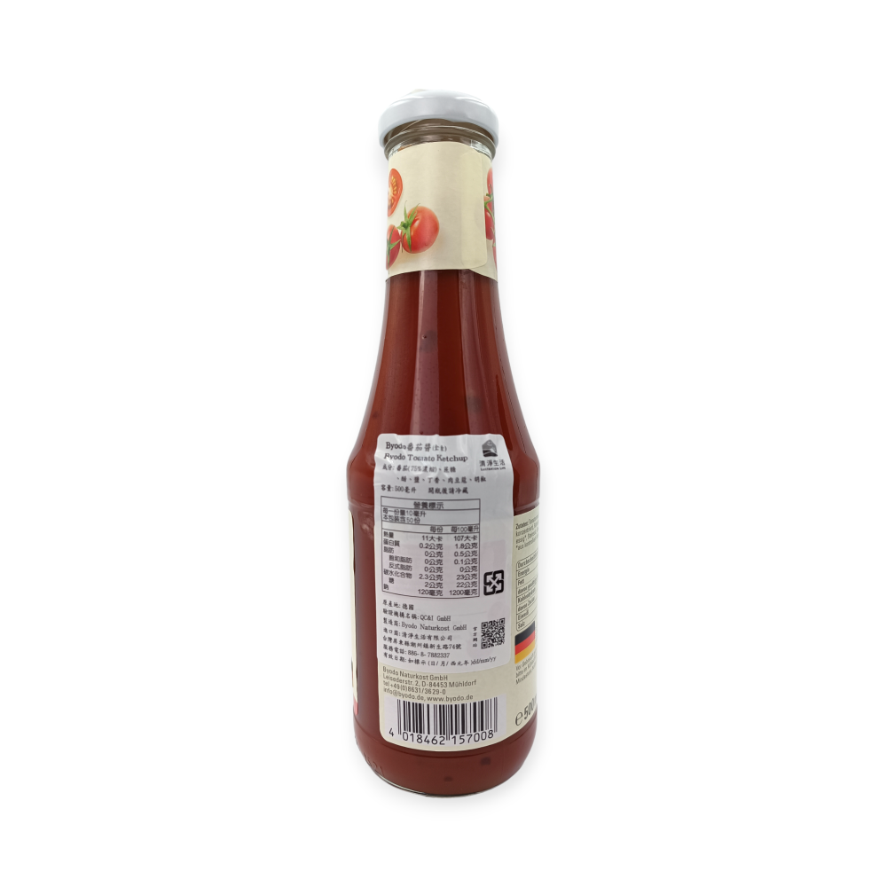 清淨生活 BYODO番茄醬/蕃茄醬(500ml/罐) #全素 #德國原裝進口-細節圖3