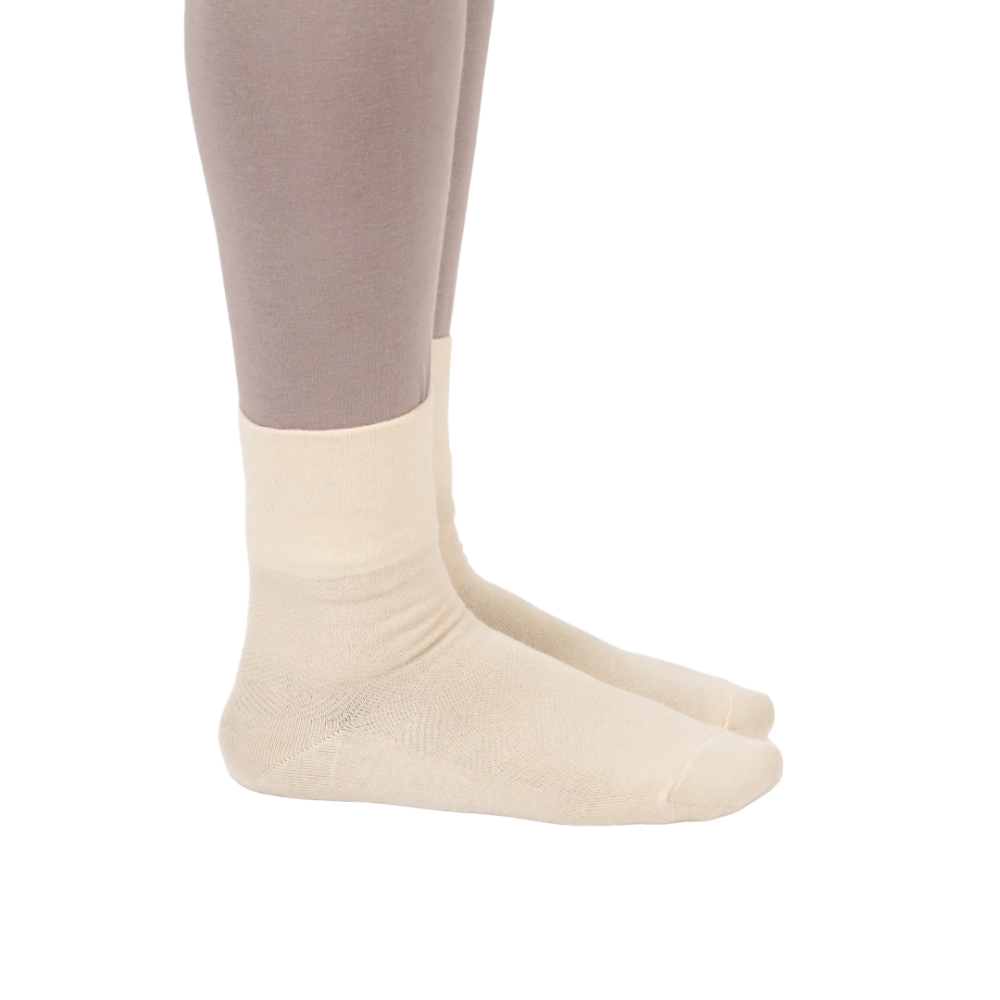 【和諧生活】素色無痕襪(22~24公分)－米白／卡其／拿鐵　#襪子 #短襪-細節圖2