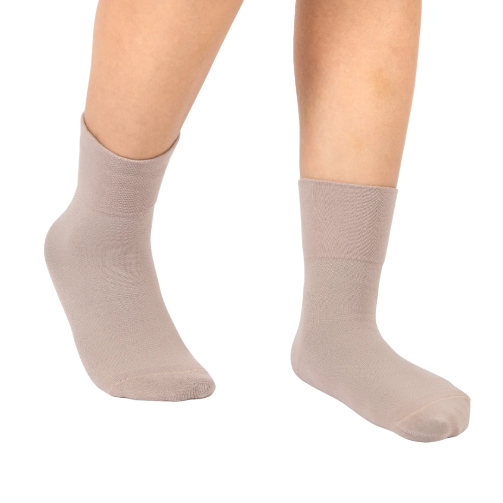 【和諧生活】素色無痕襪(22~24公分)－米白／卡其／拿鐵　#襪子 #短襪-細節圖4