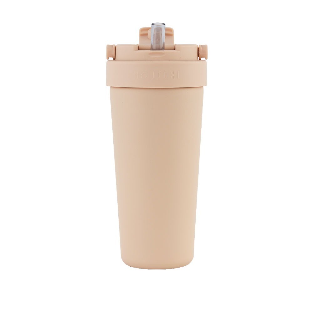 【HOUSUXI】316保溫舒吸杯(附彈跳吸管)720ml-燕麥奶／奶油白／霧粉紅／霧灰藍 #保溫杯 #保溫瓶-規格圖5