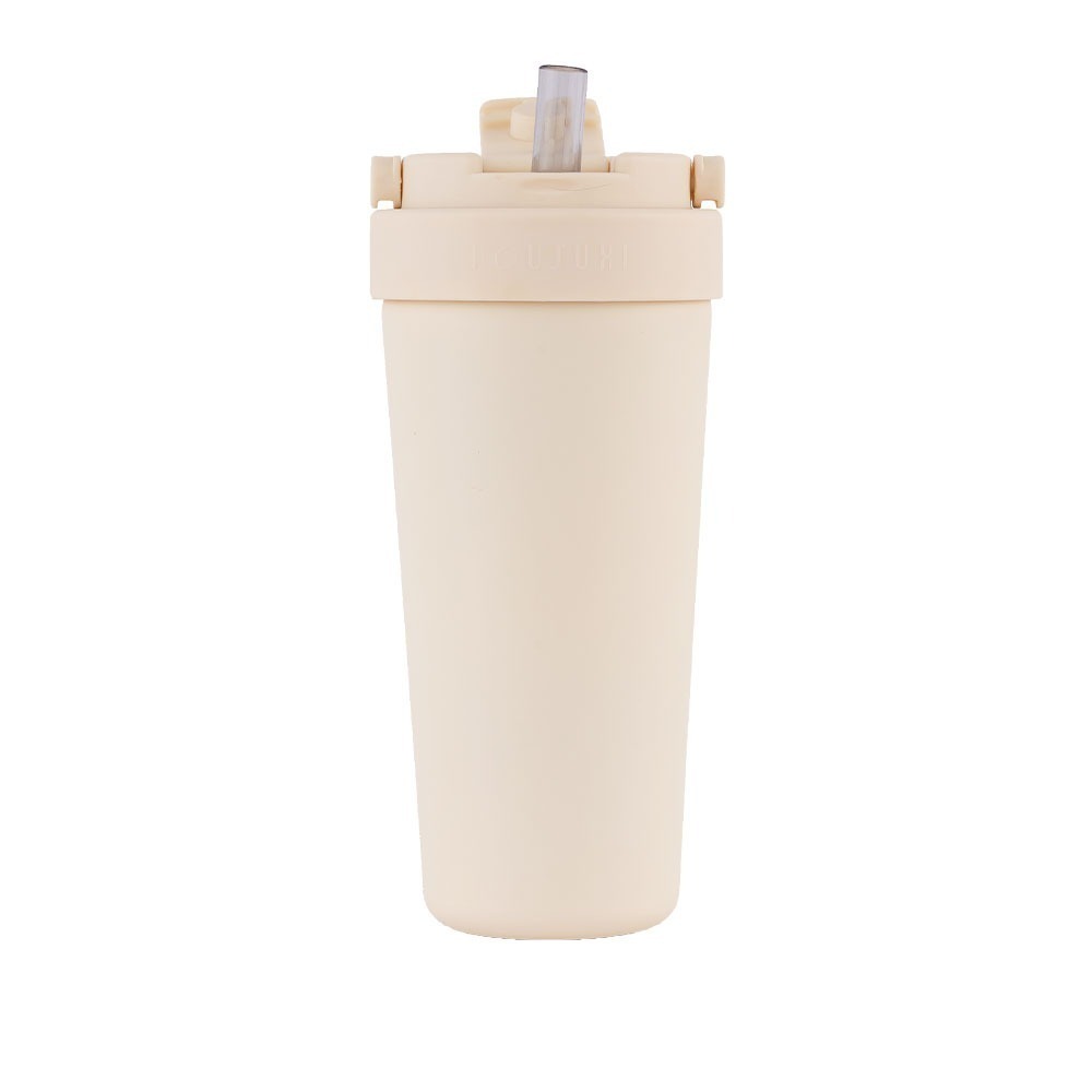 【HOUSUXI】316保溫舒吸杯(附彈跳吸管)720ml-燕麥奶／奶油白／霧粉紅／霧灰藍 #保溫杯 #保溫瓶-規格圖5