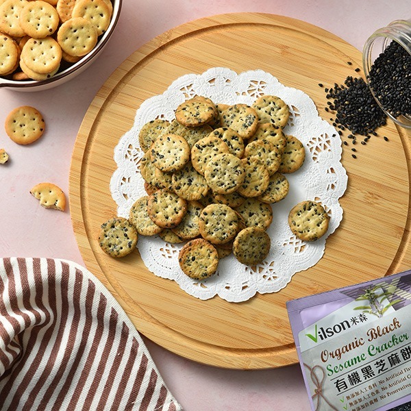 ⭐️隨手包⭐️【米森vilson】有機黑芝麻餅(35g/包)-細節圖2