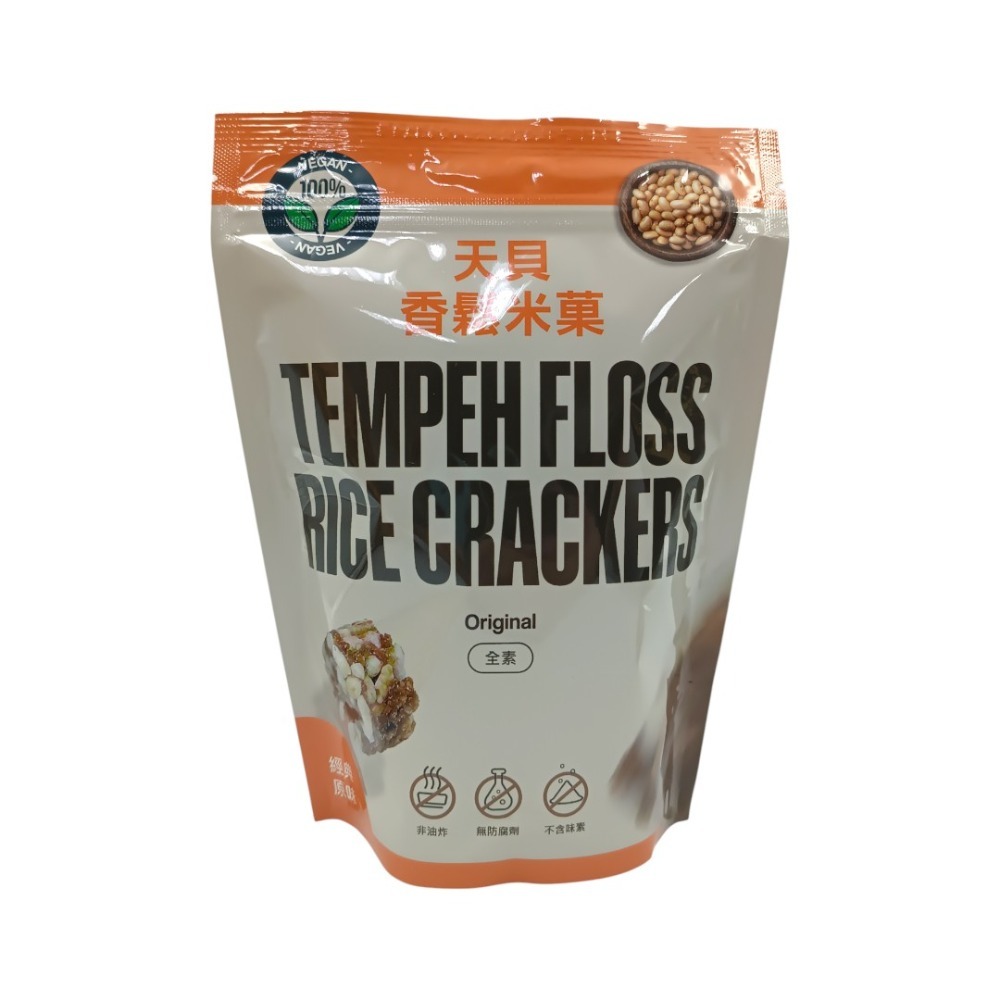 【翔鶴佳】天貝香鬆米菓(60g)－原味／印度咖哩-規格圖1