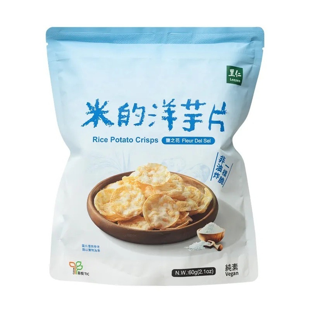 【里仁】米的洋芋片-鹽之花(60g)-細節圖2