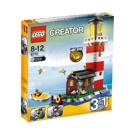 樂高 LEGO 5770 CREATOR三合一系列-燈塔島 合況普通